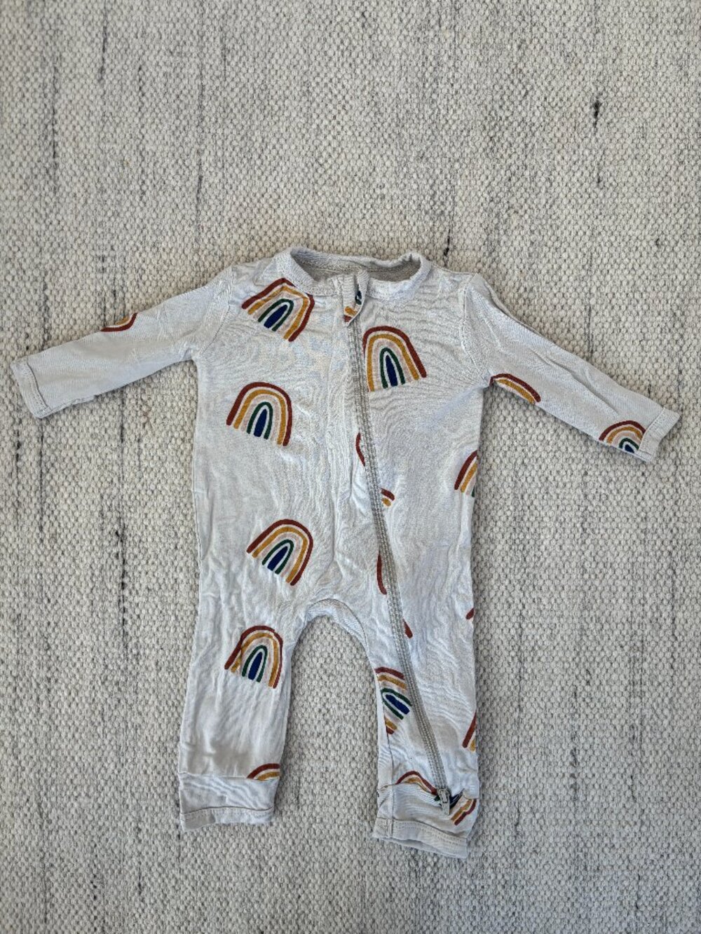 Kyte Baby Oat Rainbow Romper